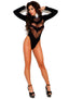 Long Sleeve Opaque Teddy Elegant Moments 1470