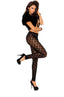 Floral Lace Mesh Leggings Elegant Moments 1764