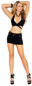 Low Cut Bikini Halter Tie Top Elegant Moments 2688