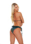 TWO PIECE SET W/RUFFLE METALLIC Shirley of Hollywood K1014