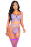 3Pc Glamonatrix Stretch Vinyl Set Roma LI506