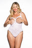 STRETCH LACE OPEN BUST TEDDY Shirley of Hollywood XX2497