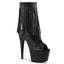 7" Heel, 2 3/4" Pf Open Toe/heel Ankle Boot, Side Zip Pleaser Pleaser ADORE/1019