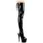 7" Heel, 2 3/4" Pf Open Heel/Toe Thigh High Boot, Side Zip Pleaser Pleaser ADORE/3017