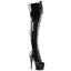 7" Heel, 2 3/4" Pf Stretch Pf Thigh Boot, Side Zip Pleaser Pleaser ADORE/3023