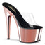 7" Heel, 2 3/4" Chrome Plated PF Slide Pleaser ADORE/701