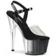 7" Heel, 2" PF Ombre Ankle Strap Sandal Pleaser Pleaser ADORE/708T/1