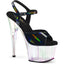 7" Heel, 2 3/4" Tinted Pf Ankle Strap Sandal Pleaser Pleaser ADORE/709HT