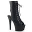 6" Heel, 2 1/4" PF Open Toe/ Heel Ankle Boot, Side Zip Pleaser Pleaser ASPIRE/1016