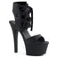 6" Heel, 2 1/4" PF Front Lace-Up Sandal Pleaser Pleaser ASPIRE/600/14
