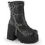 4" Heel, 2" PF Ankle Boot, Front Zip Pleaser Demonia ASSAULT/66