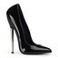 Sexy Pointed Toe Brass Heel Pumps Extreme Stiletto High Heels Shoes Pleaser Devious DAGGER/01