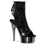Sexy Rhinestone Ankle Bootie Lace Platform Stiletto High Heels Shoes Pleaser Pleaser DELIGHT/1018RS