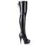 Sexy Back Lace Up Thigh High Platform Stiletto Heel Boots Shoes Pleaser Pleaser DELIGHT/3063