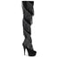 6" Heel, 1" PF Thigh Boot w/RS Fringe, Inside Zip Pleaser Pleaser DELIGHT/3065