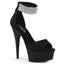 6" Heel, 1 3/4" PF d'Orsay Sandal w/ RS, Back Zip Pleaser Pleaser DELIGHT/625