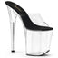 8" Heel, 4" Pf Slide Pleaser Pleaser FLAM801/C/B/C