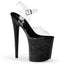 Sexy Glitter Platforms Clear Ankle Strap Sandals High Heels Shoes Pleaser Pleaser FLAMINGO/808MG
