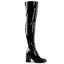 Sexy Stretch Thigh High Over The Knee Block Heel Gogo Boots Shoes Pleaser Funtasma GOGO/3000