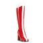 Sexy Superhero Wonder Woman Block Heel Knee High Gogo Boots Shoes Pleaser Funtasma GOGO/305
