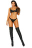 Leather Lace Up Bra Elegant Moments L5142