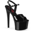 7" Heel, 2" Pf Ankle Strap Sandal Pleaser Pleaser PASSION/709