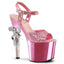 7" RS Gun Heel, 3 1/4"PF Ankle Strap Sandal Pleaser Pleaser REVOLVER/709G