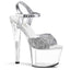 Sexy Platform Stiletto Glitter Upper Ankle Sandals High Heels Shoes Pleaser Pleaser SKY/310