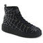 1 1/2"PF Round Toe Lace-Up Front High Top Creeper Sneaker Pleaser Demonia SNEEKER/250
