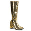 Sexy Sequins Side Zipper Knee High Gogo Boots Shoes Pleaser Bordello SPECTACUL/300SQ