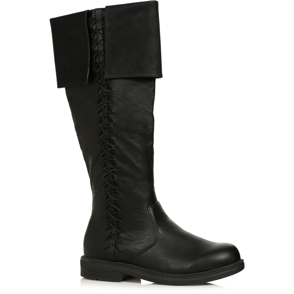 1" Heel Men's Knee High Boot With Stitching Detail Ellie 1031 125/BART