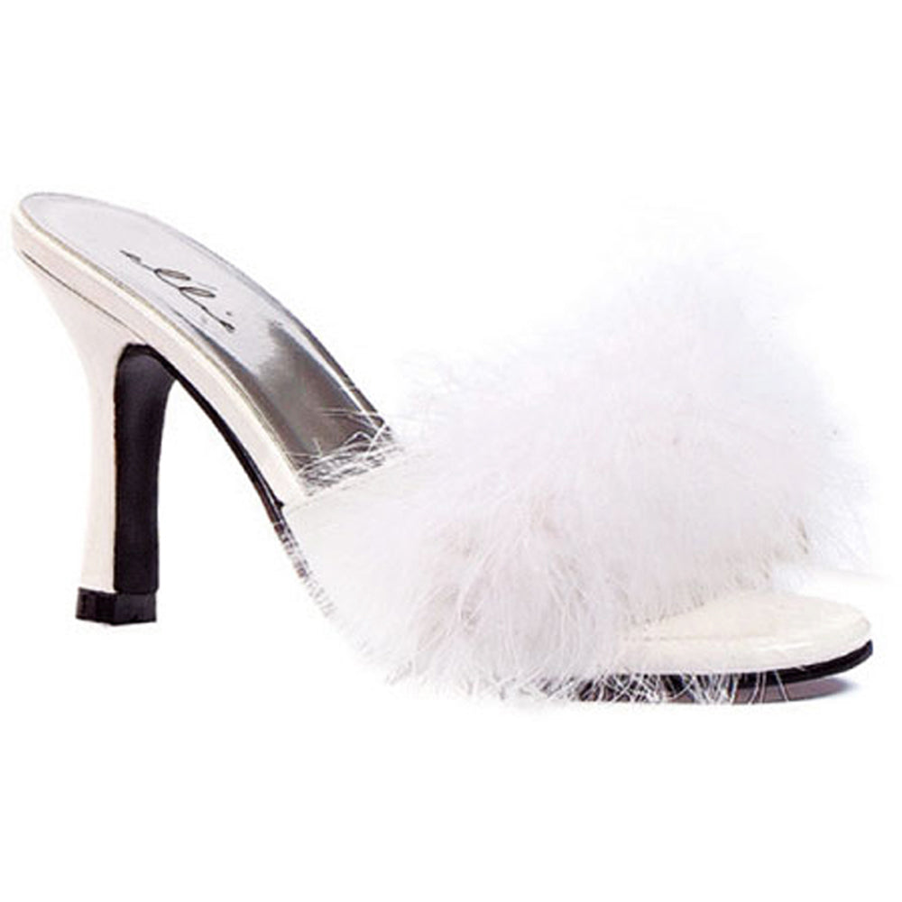 3.5 Heel Maribou Slippers. Ellie  361/SASHA
