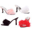 Marabou Slip On Mule Slippers Ellie  361/SASHA