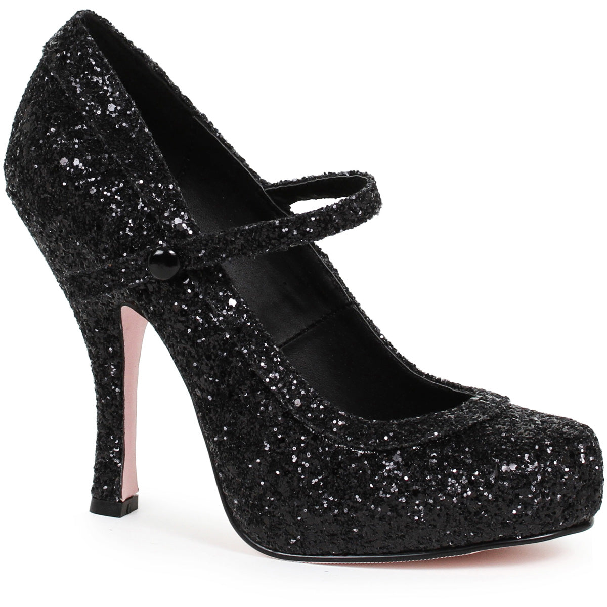 4" Glitter Mary Jane With 1"Concealed Platform. Secondary image