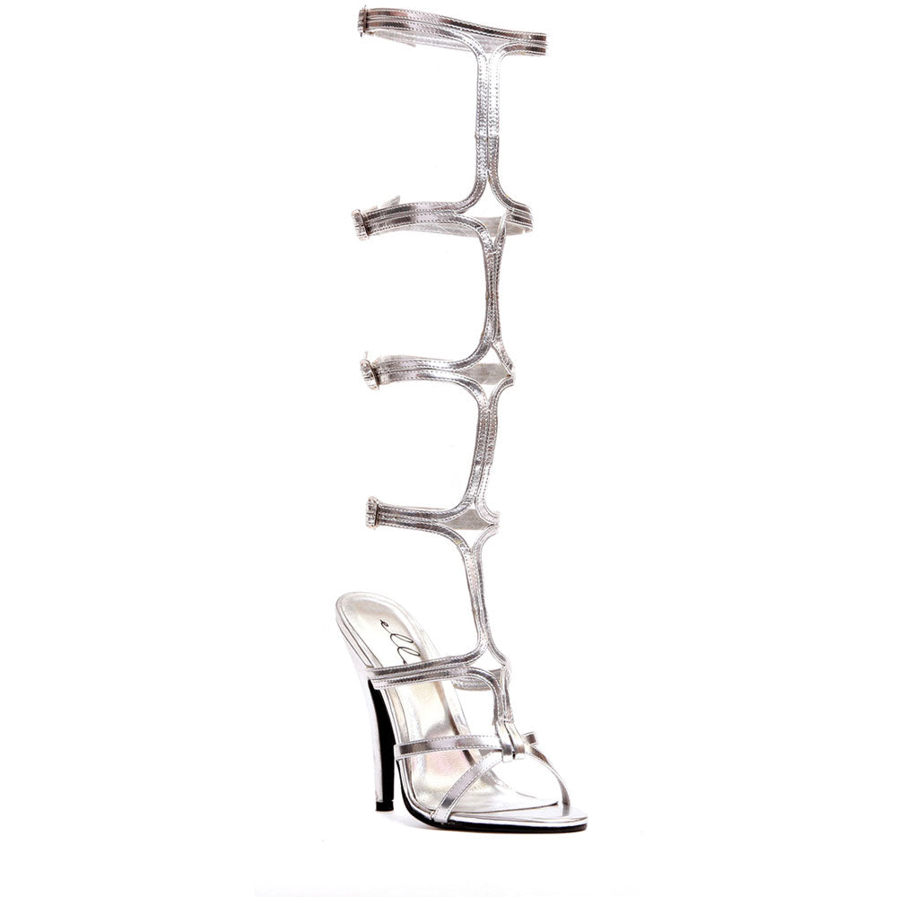 Knee High T-Strap Gladiator Stiletto Sandals Secondary image