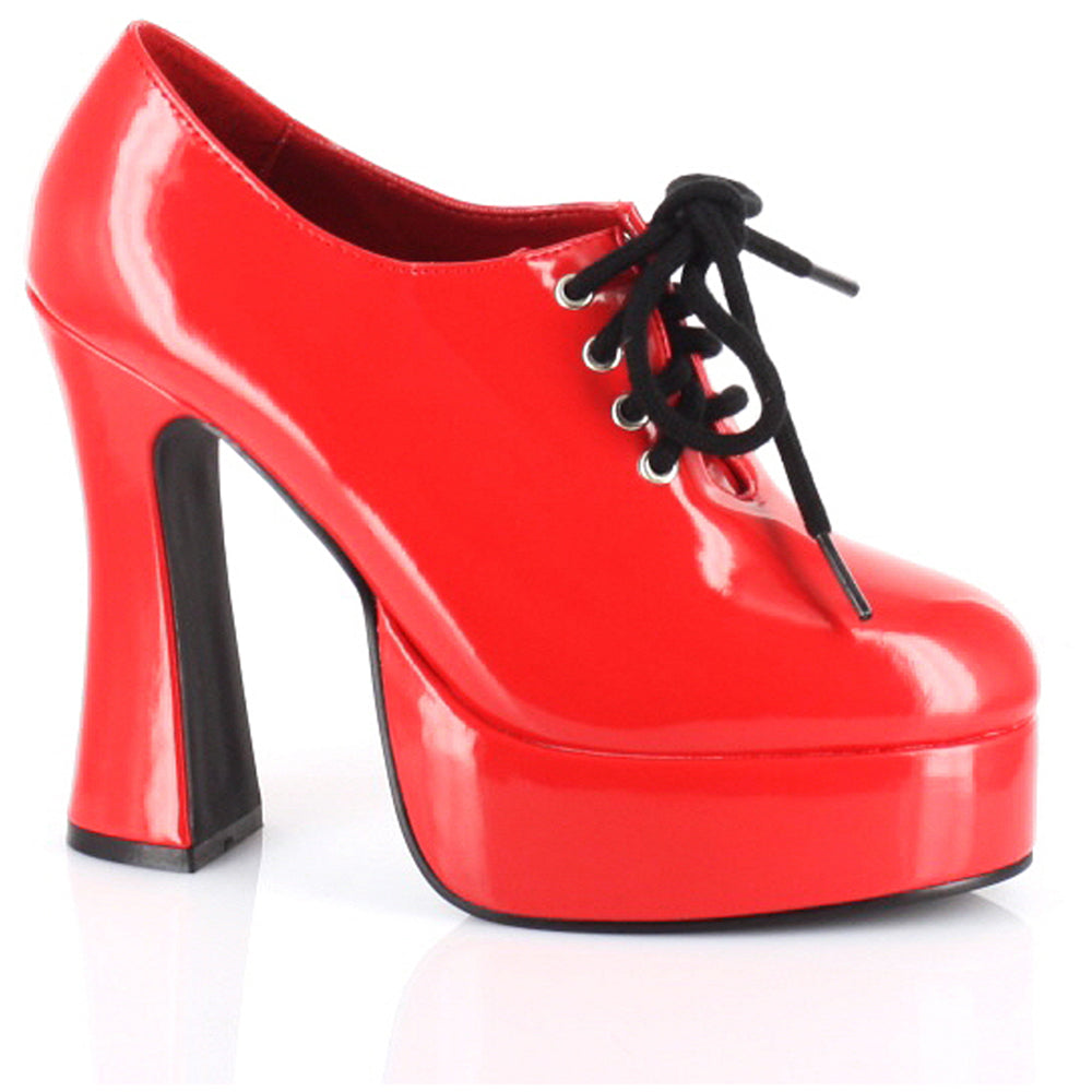 5.5" Chunky Heel Oxford. Ellie  557-AMBER Main image
