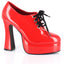 5.5" Chunky Heel Oxford. Ellie  557-AMBER