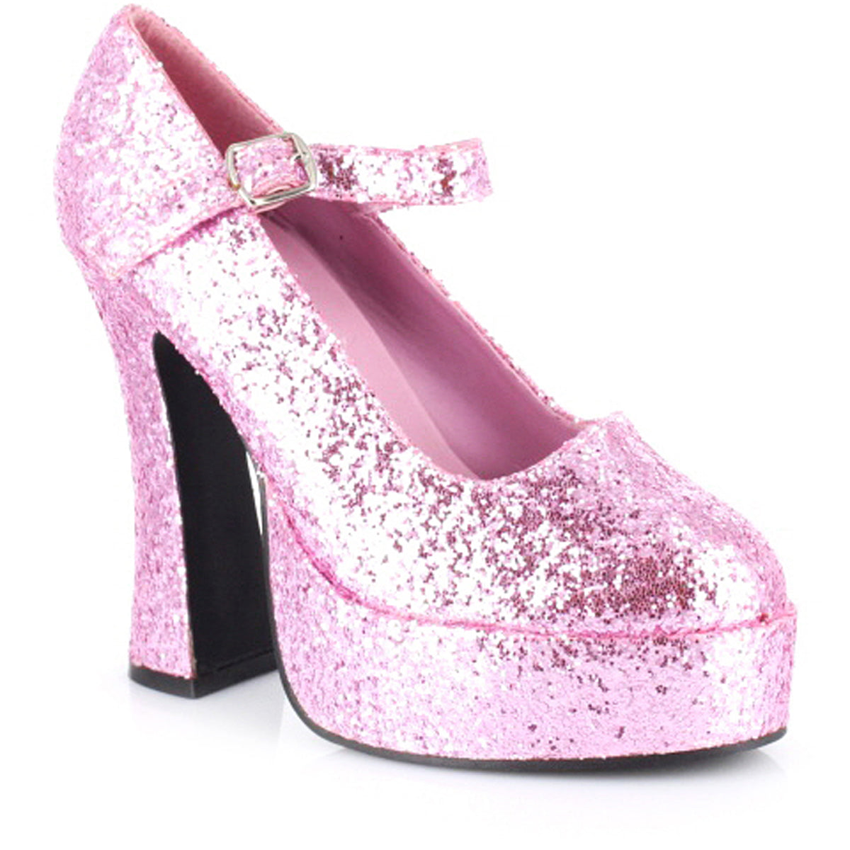 5" Chunky Heel Glitter Mary Jane Ellie  557/EDEN/G