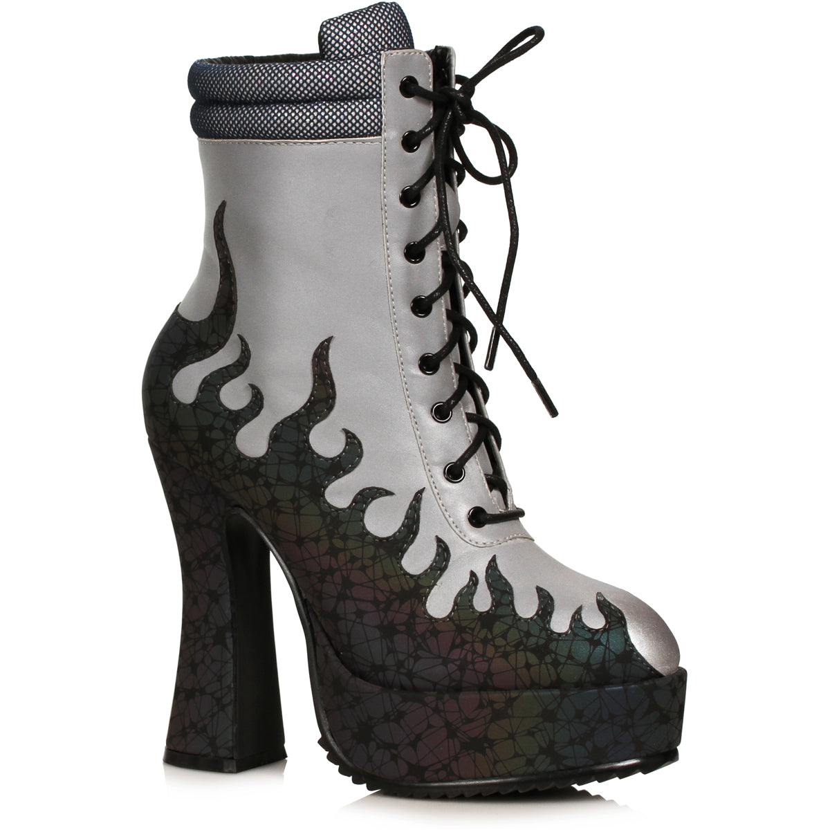5.5" Heel Ankle Boot With Flame Ellie  557/FIRE