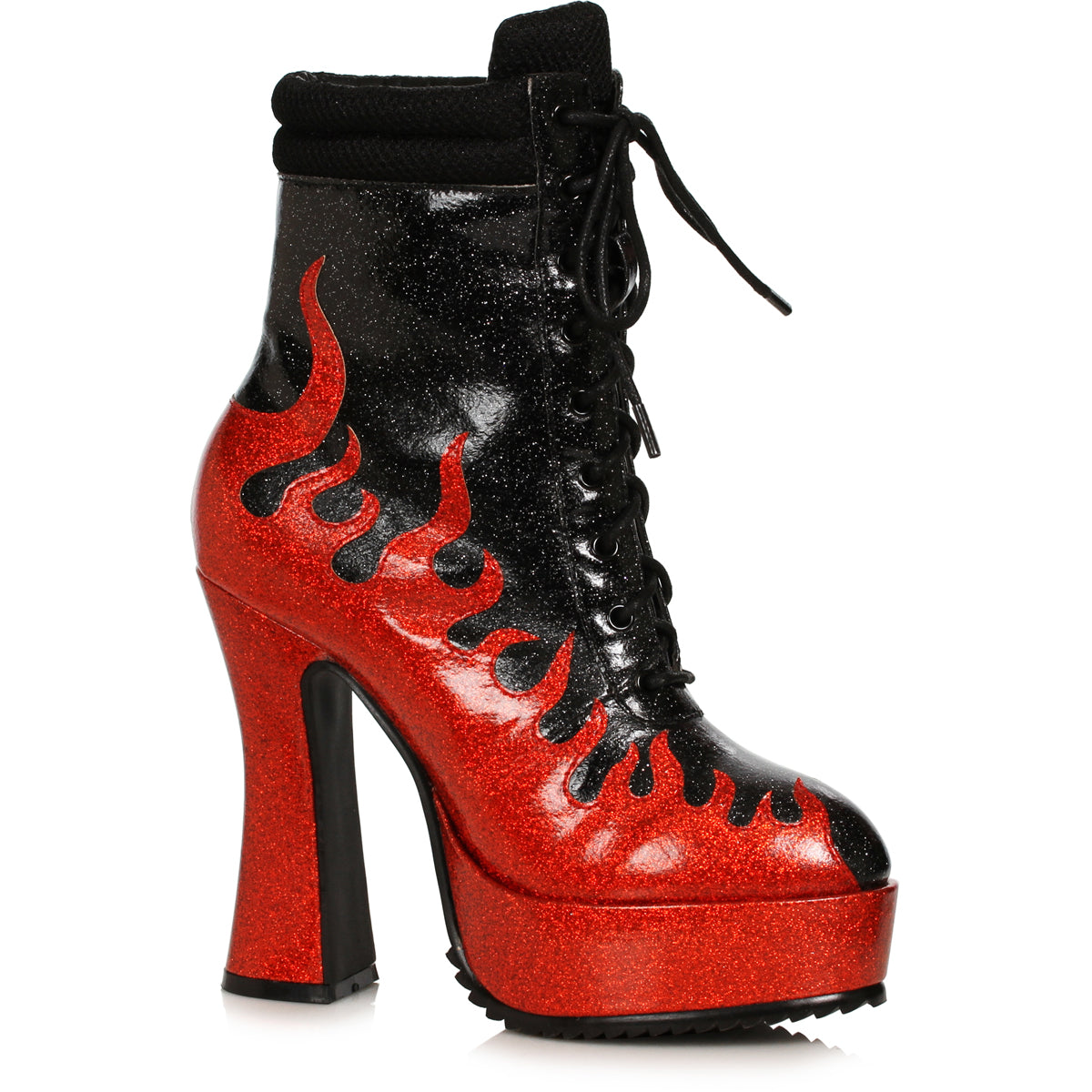 5.5" Heel Ankle Boot With Flame Ellie  557/FIRE