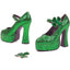 Glitter Platform Mary Jane High Heels Ellie  557/LUCKY