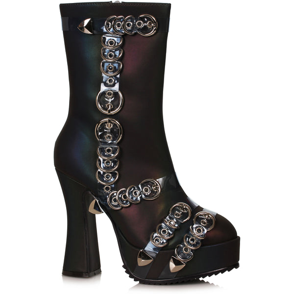 5.5" Heel Ankle Boot With Metal Decor Ellie  557/MANDY