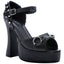 5" Sandals & Pumps Ellie  557/OFFICER/BLKP