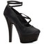 6" Heel  With Pleated Satin And Ankle Strap Ellie  601-JUDITH