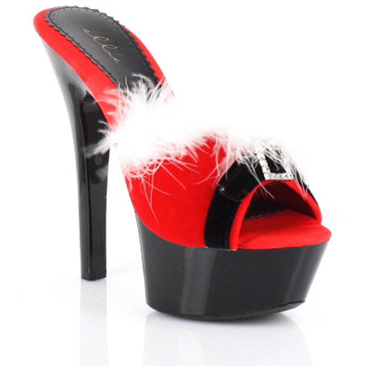 Marabou Buckle Platform Mules Ellie  601/PLUSH Main image