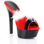 Marabou Buckle Platform Mules Ellie  601/PLUSH