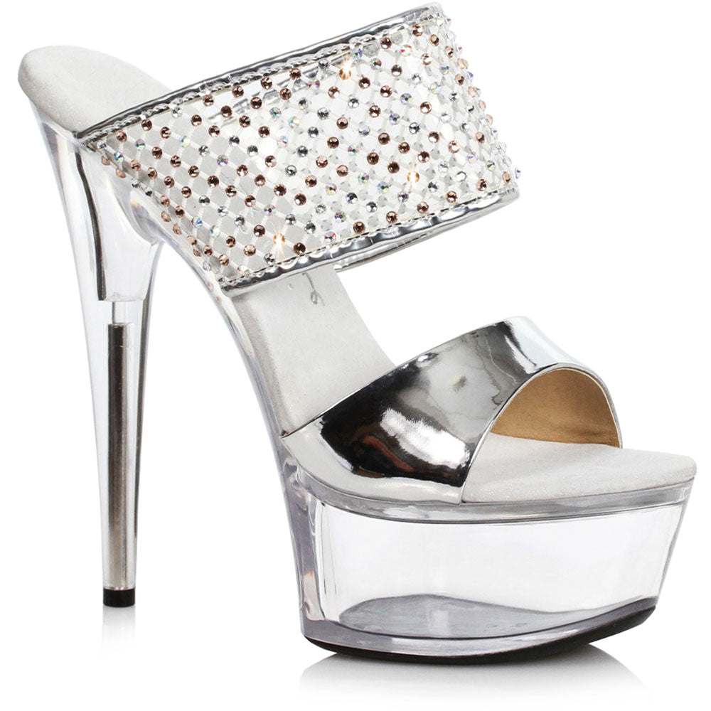Ellie 6 Inch Heel Stiletto Rhinestone Platform Booties for Women Secondary image