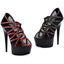Platforms Mesh Ankle Booties High Heels Ellie  609/CASEY