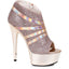 6" PEEPTOE BOOTIE Ellie  609/KIKI/GLD
