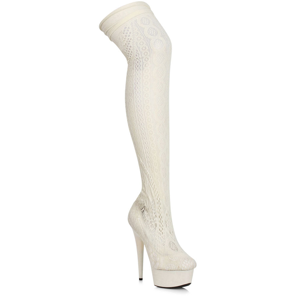 6 Stiletto Stocking Thigh High Boot Ellie  609/MEI